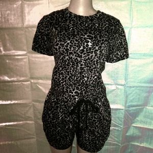 Leopard Short Set
